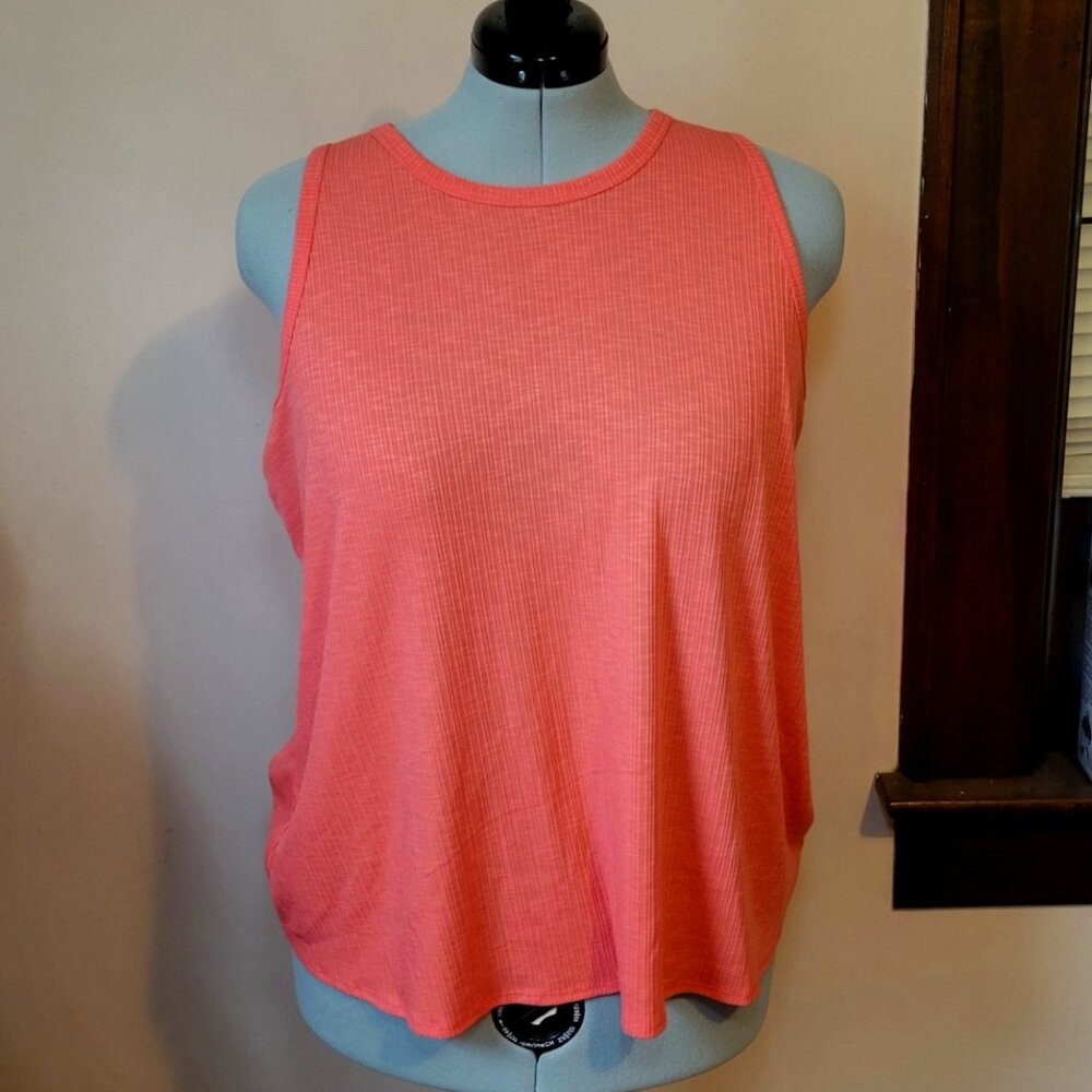 Old Navy Luxe Tank Top in Pink Coral